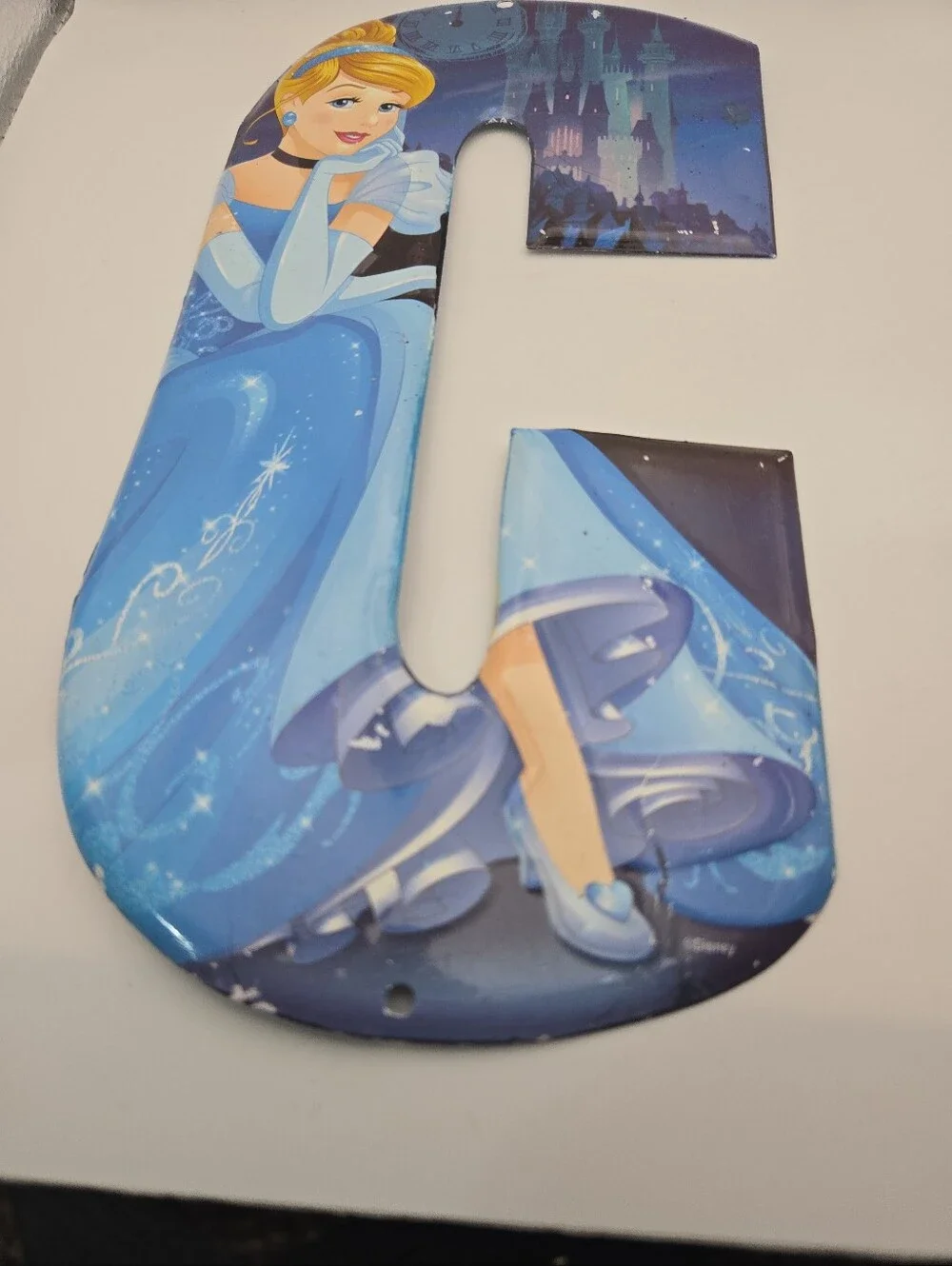 Disney Cinderella Metal Letter C Wall Decor
